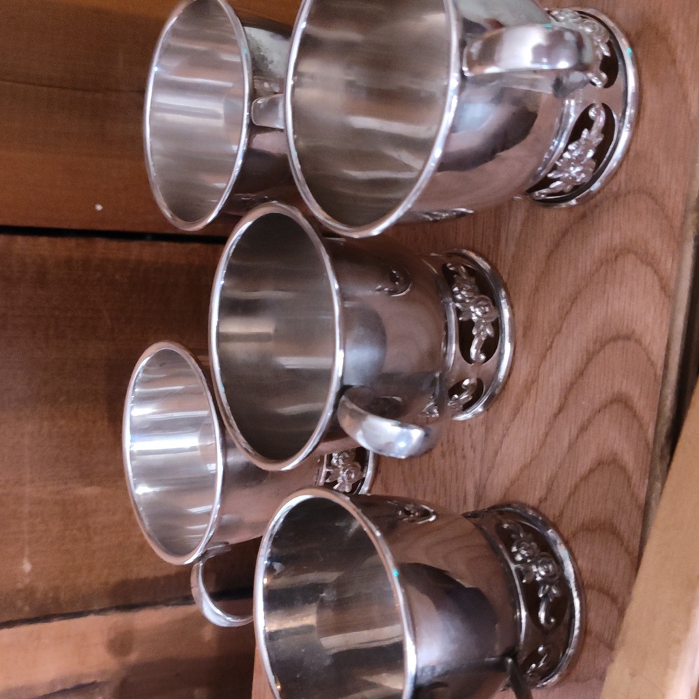 Silver cups